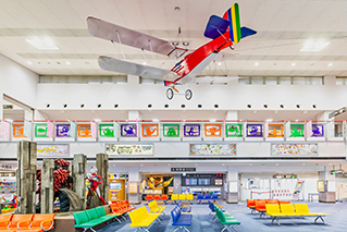 福島空港2Fの様子