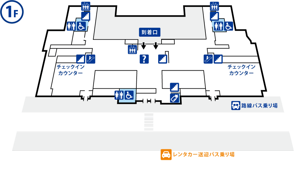 石垣機場內部導覽：國內航站樓