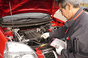 由日產的專業人員負責檢查與維修！