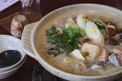 郷土料理「石狩鍋」