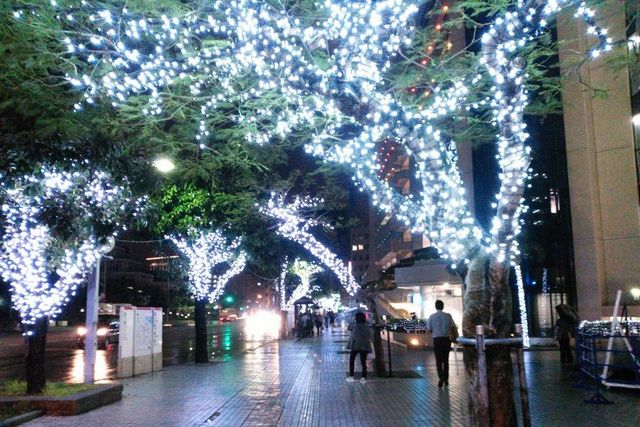 彩燈點亮那霸人氣觀光景點・國際通周邊！