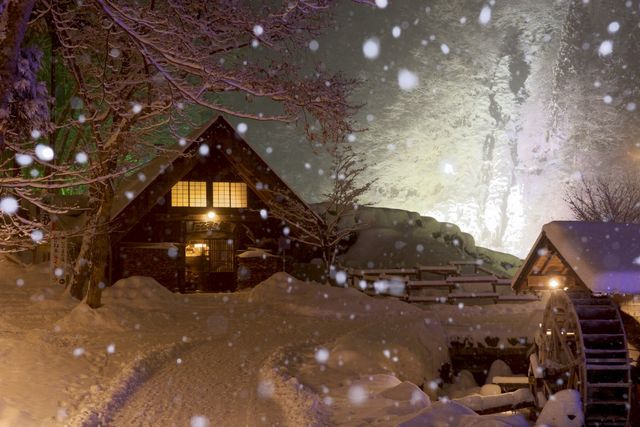 新平湯溫泉將舉辦「垂間鐘冰夜照」