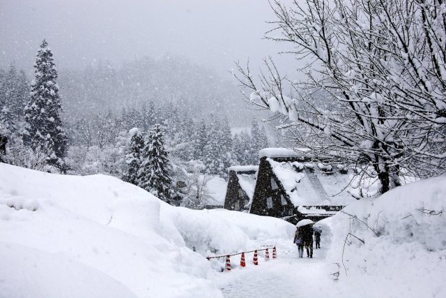 白川鄉雪景
