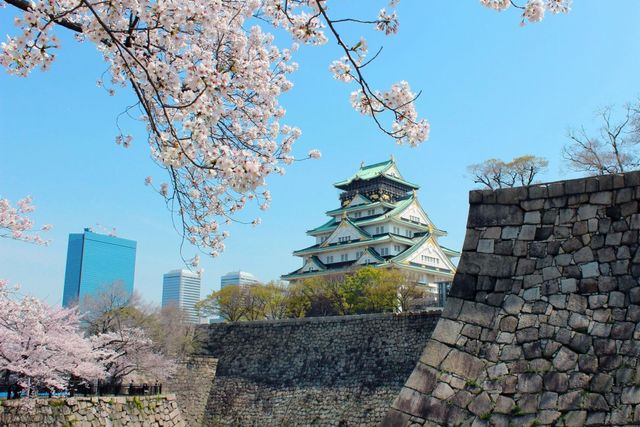 大阪城天守閣於賞櫻期・黃金週延長開館時間！