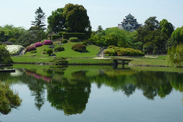 日本三大名園--岡山後樂園交通指南