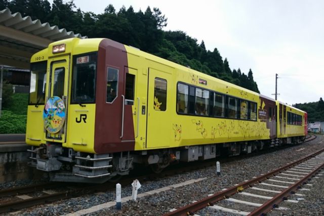皮卡皮卡！搭乘日本最新寶可夢列車